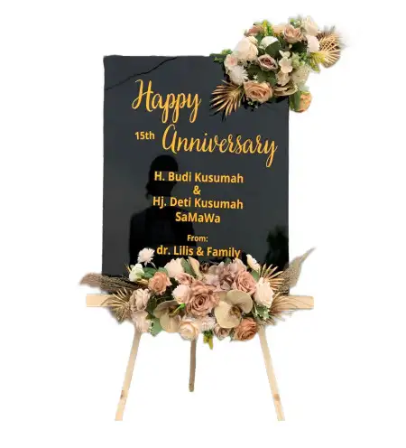 Papan Bunga Akrilik Soco